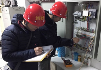电气防火技术消防检测工作现场