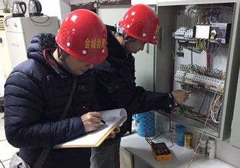 电气防火技术消防检测工作现场